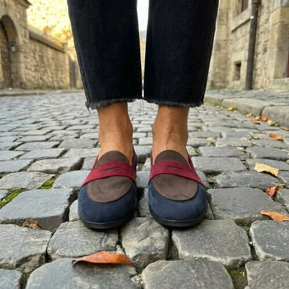 Comfortable Black Slip On Loafers - VibreMode