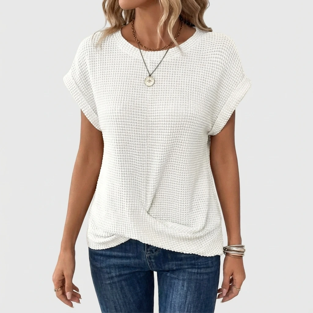 Relaxed Fit V-Neck T-Shirt For Women