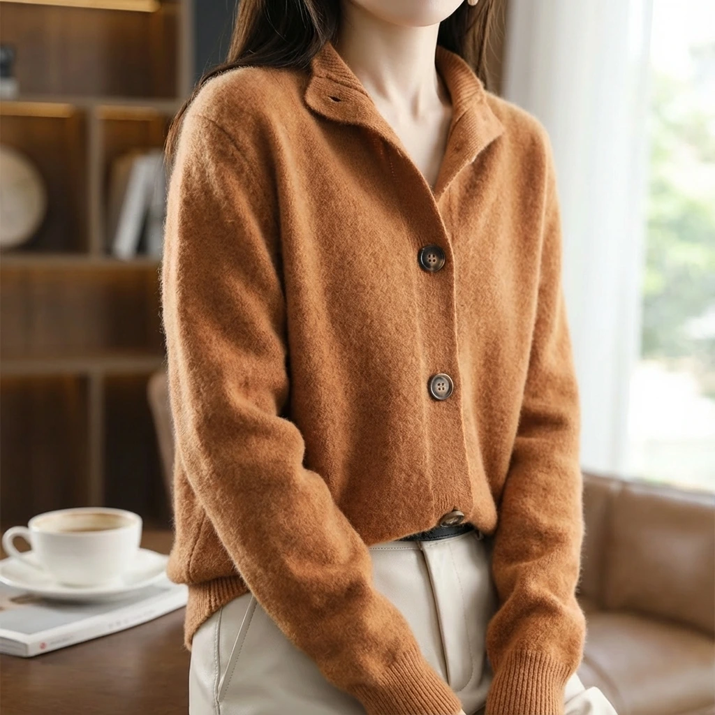 Cozy Crew Neck Knit Sweater