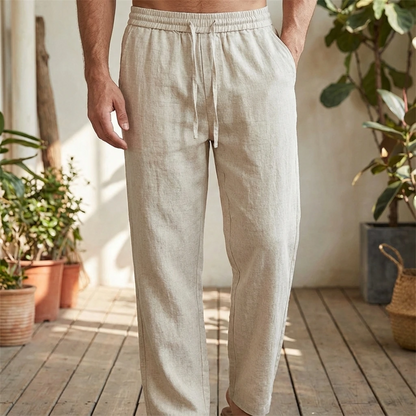Casual Comfortable Elastic Waist Trousers