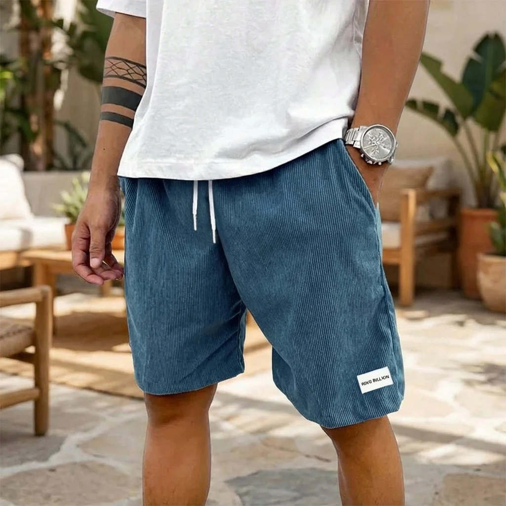 Casual Elastic Waist Shorts
