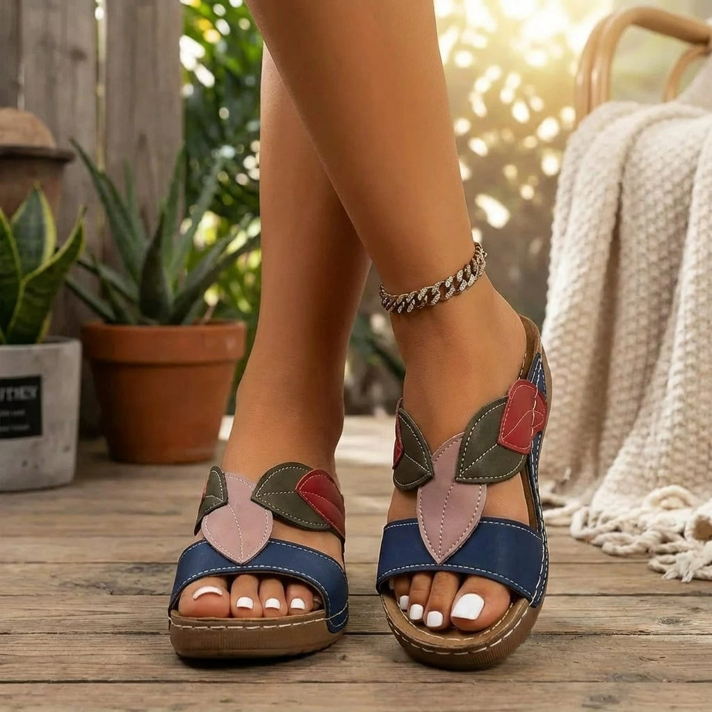 Comfortable Women's Supportive Slide Sandals - VibreMode
