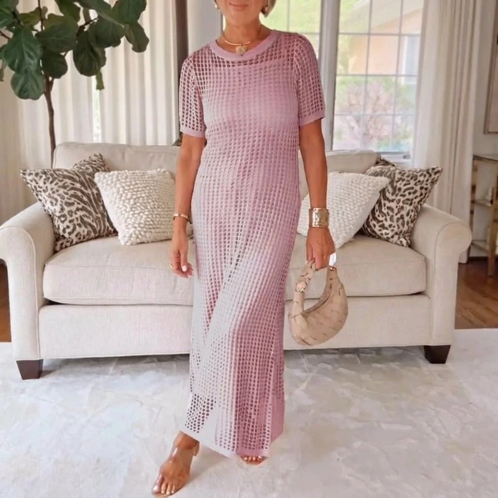 Lightweight Lace Long Evening Dress