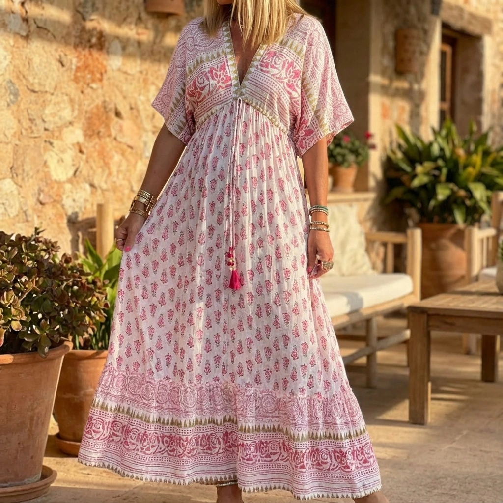 Women's Floral Long Summer Dress