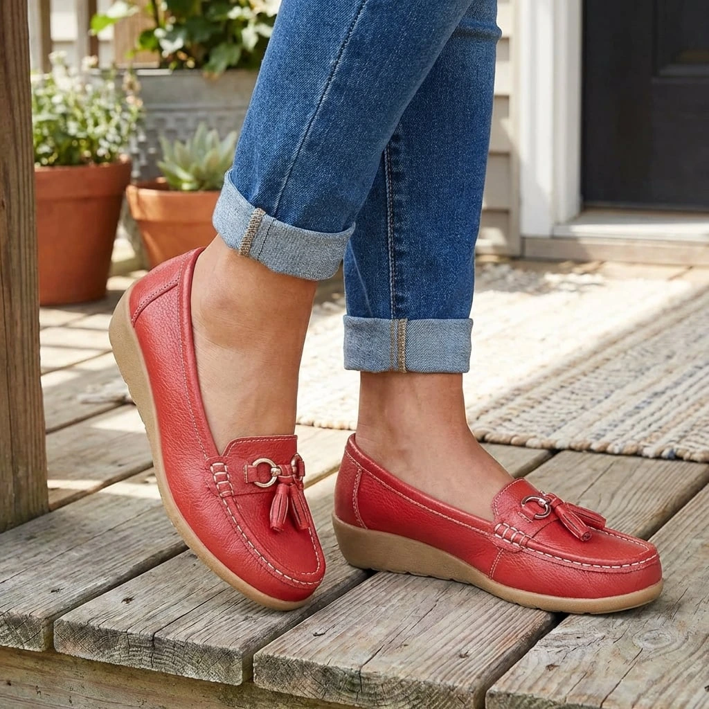 Comfortable Women's Slip-On Loafers with Soft Insoles - VibreMode