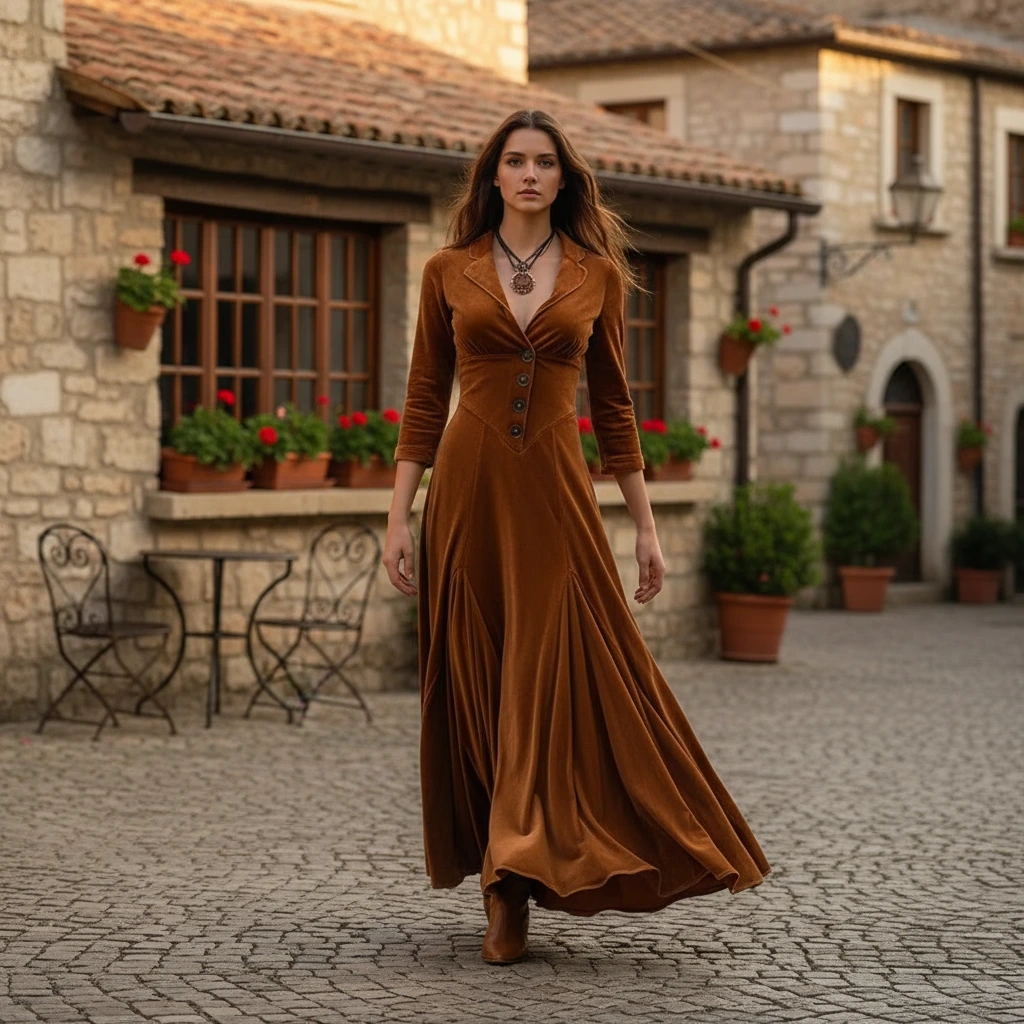 Classic Front Tie Maxi Dress