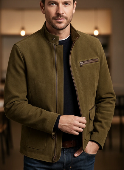 Classic Fitted Zipper Coat - VibreMode