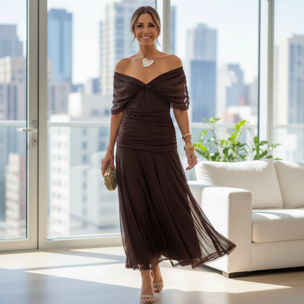 Boho Chic Flowy Long Dress