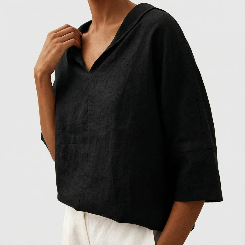 Classic Scoop Neck Casual Tee