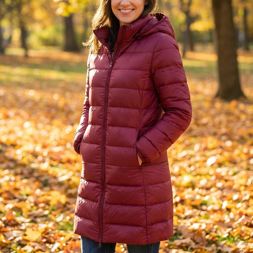 Warm Padded Hoodie Parka Coat