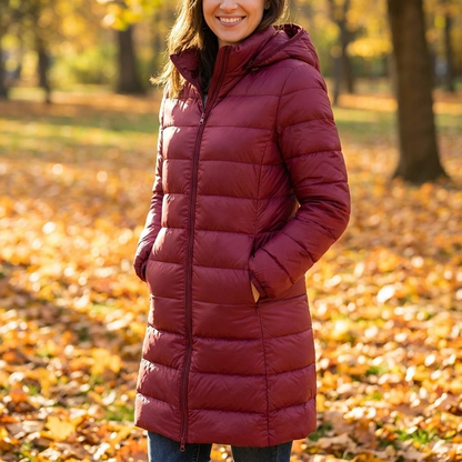 Warm Padded Hoodie Parka Coat
