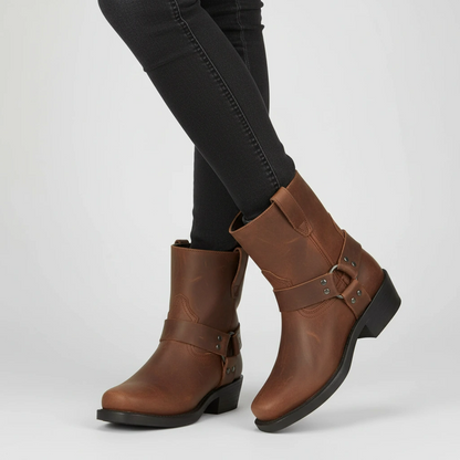 Men's Fashionable Buckle Ankle Boots