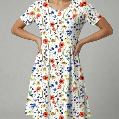Casual Summer Tank Midi Dress for Women