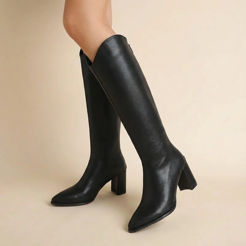 Comfortable High Heel Supportive Ankle Boots
