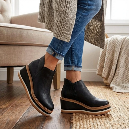 Comfortable Daily Low Heel Ankle Boots