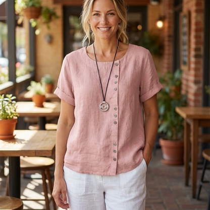 Relaxed Fit Classic Woman Blouse - VibreMode