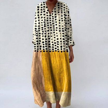 Ladies' Chic Layered Midi Dress - VibreMode