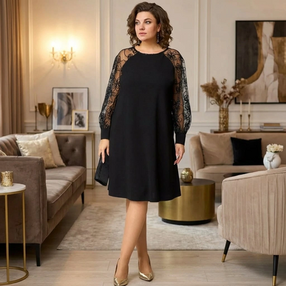 Beautiful Long Sleeve Formal Dress - VibreMode