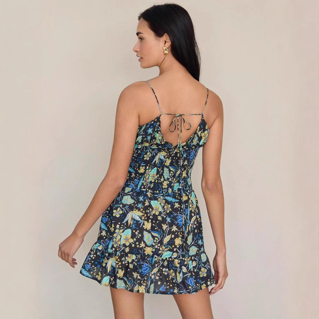 Image of Ariel | Women's Spaghetti Strap Mini Dress
