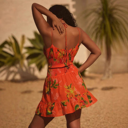 Image of Ariel | Women's Spaghetti Strap Mini Dress