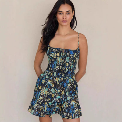 Women's Mini Dress Spaghetti Strap - VibreMode