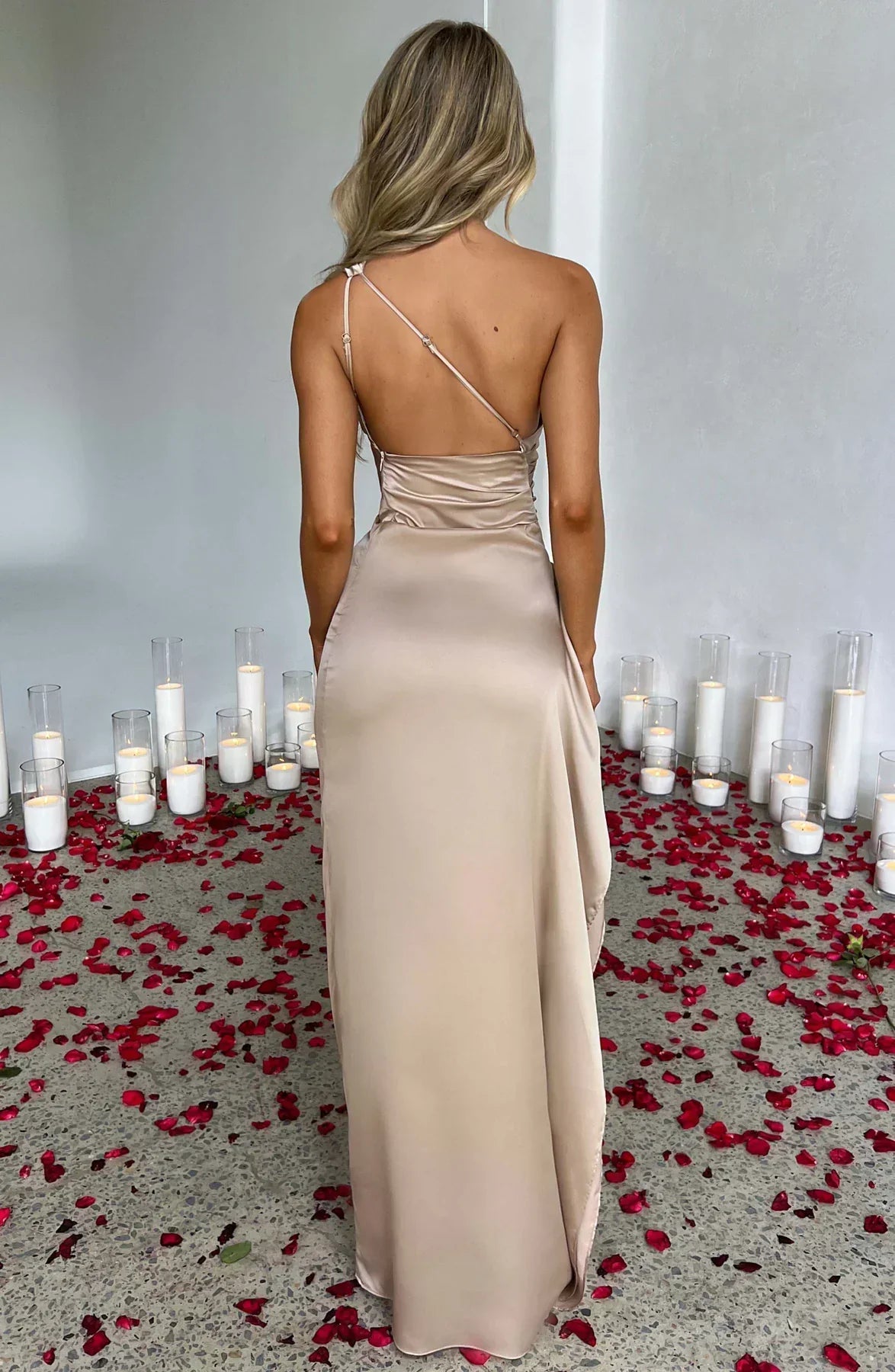 Women's Satin Evening Dress