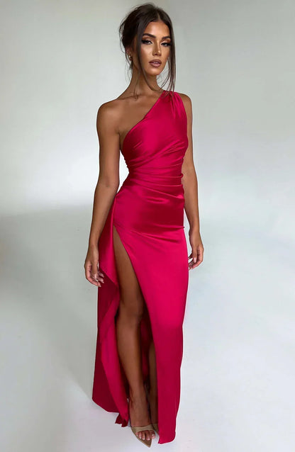 Women's Satin Evening Dress