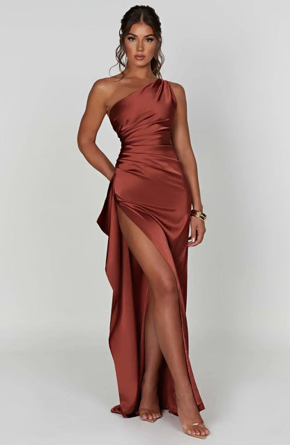 Women's Satin Evening Dress