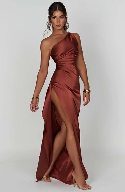 Women's Satin Evening Dress