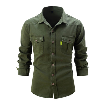Washed Cotton Mens Shirt