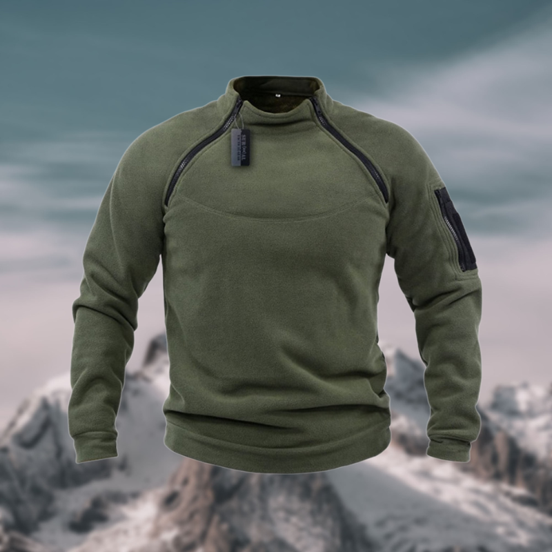 Image of Asher | Men's Mock Neck Pullover Sweater