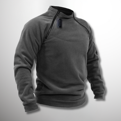 Men's Mock Neck Pullover Sweater - VibreMode