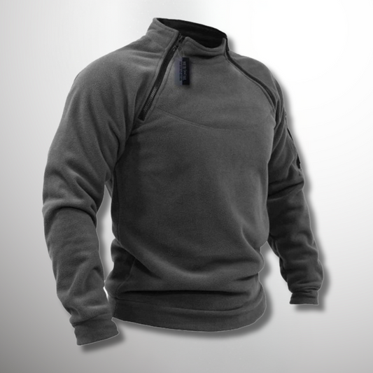 Men's Mock Neck Pullover Sweater - VibreMode