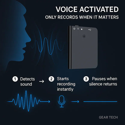 Voice Activated Mini Digital Recorder