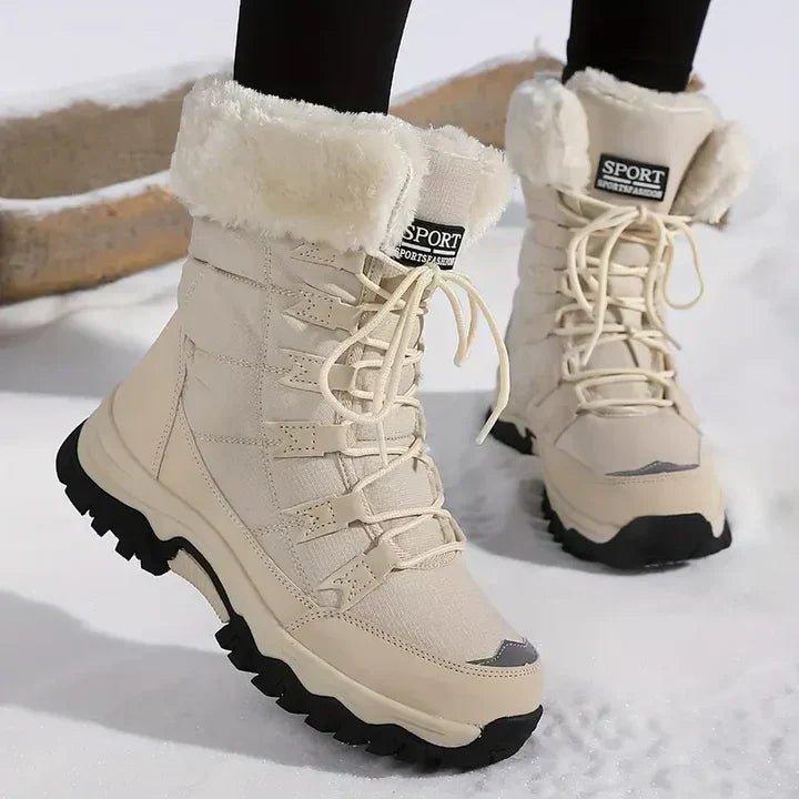 Women's Lace-Up Snow Boots - VibreMode