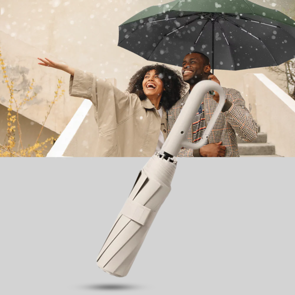 Windproof Auto Lock Umbrella Compact Design