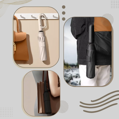Windproof Auto Lock Umbrella Compact Design