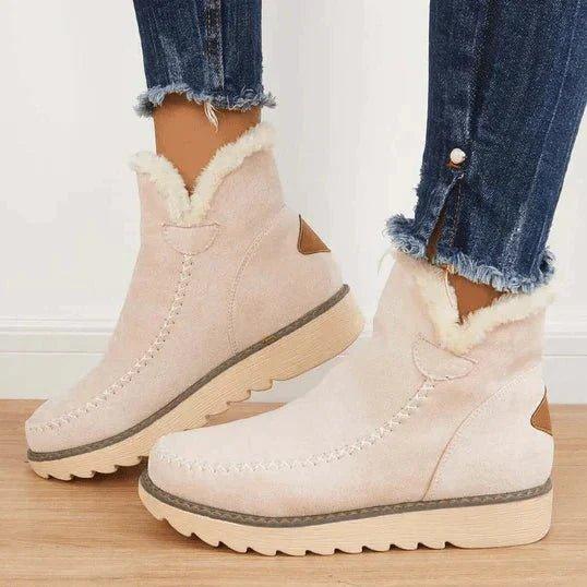 Women's Winter Boots Lined Slip-On