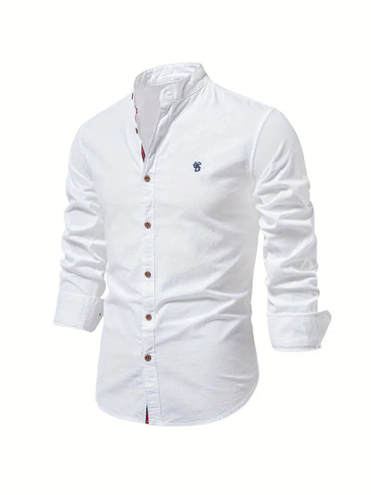 Casual Men's Short Sleeve Button Shirt - VibreMode