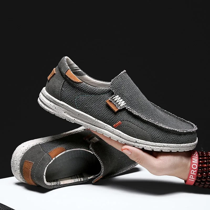 Men's Slip On Moc Toe Shoes