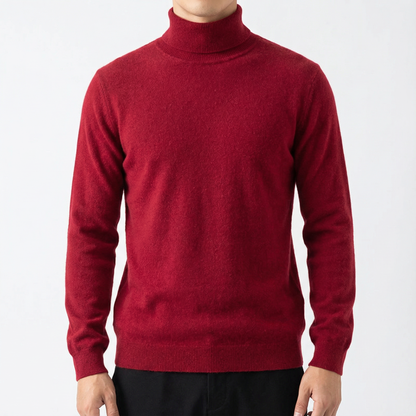 Gibraltar Women's Cashmere Turtleneck Sweater - VibreMode