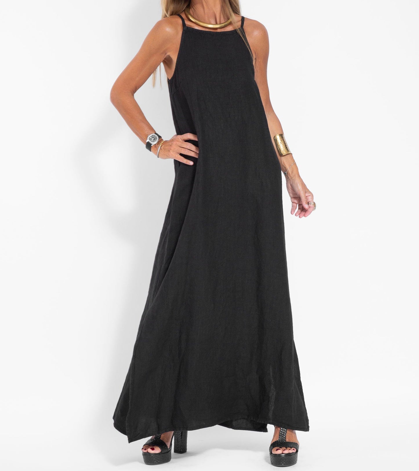 Elegant Strapless Long Evening Dress