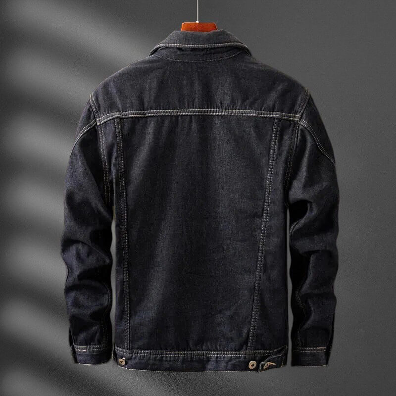 Eco Friendly Dark Blue Jeans Jacket