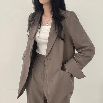 Classic Ladies Two Piece Suit Set