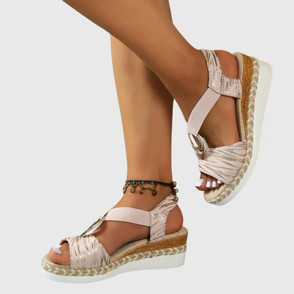 Comfortable Women's Supportive Buckle Sandals - VibreMode