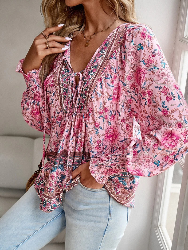 Pretty Floral Women's Blouse