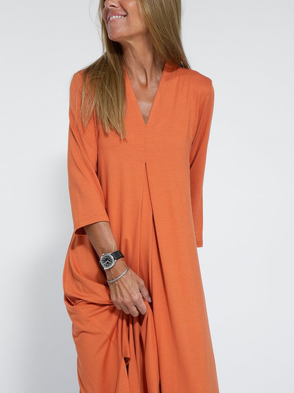 Women's Classic V-neckline Dress