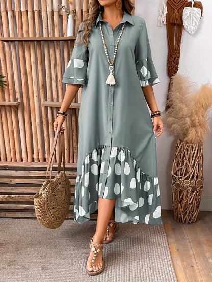 Warm Honey Spotted Sundress