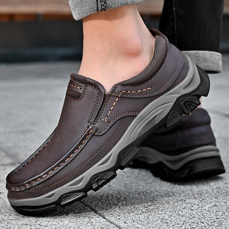 Men's Slip-On Loafers Round Toe Casual