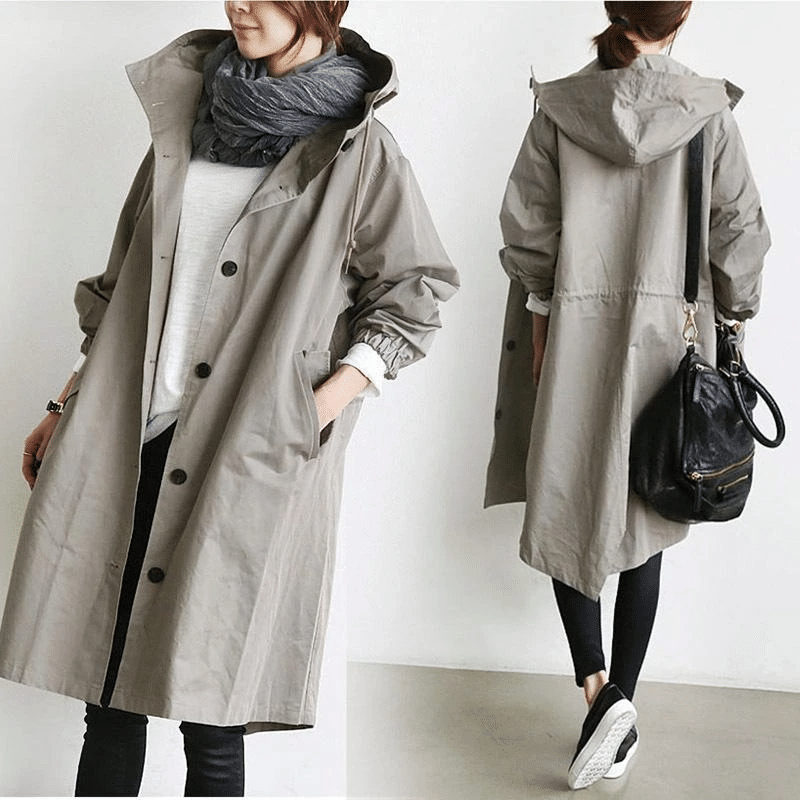 Women's Oversized Windbreaker Jacket Lightweight